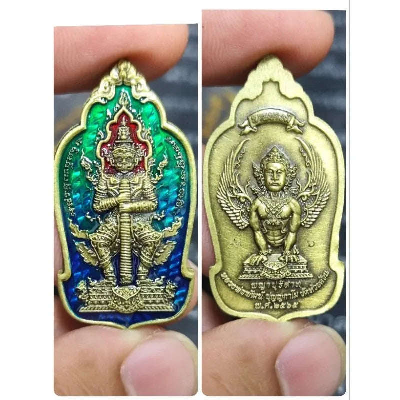 Unlock Limitless Merit and Protection with Sacred Phaya Purisat Medal by Revered Masters 6ทพ.ยาไล่สี