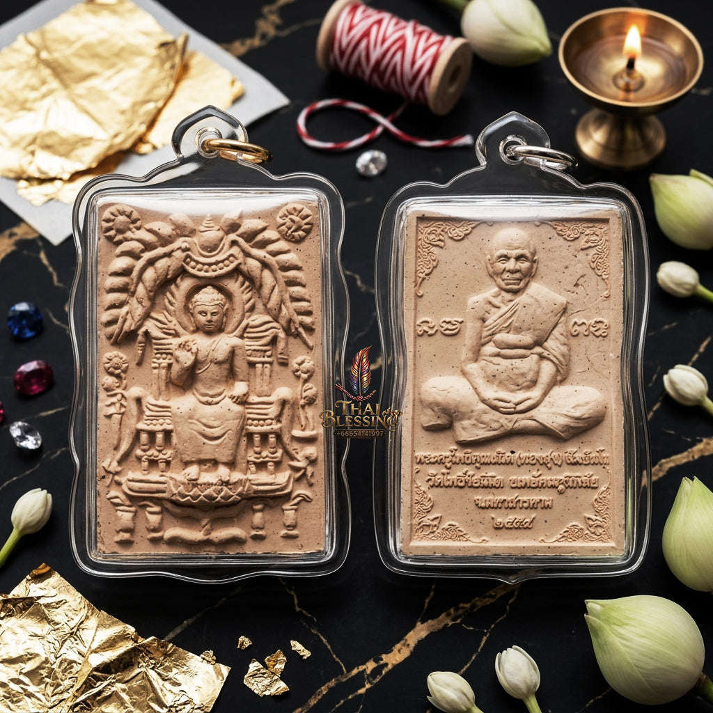 💥 UNLOCK SUPREME DESTINY ELEVATION, ANCIENT NA DUN RELIC ALCHEMY & ISAN MASTER BLESSINGS! The Sovereign of Supreme Isan Phra SomDej Dok Phayom Alchemy
