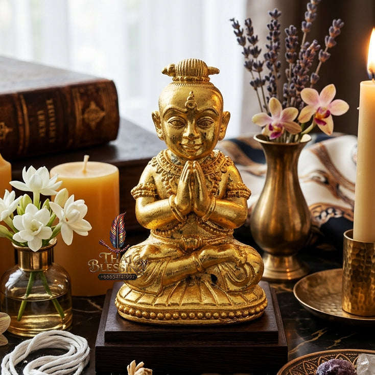 💥 UNLOCK SUPREME GOLDEN-FACE WEALTH, COMMERCIAL DOMINANCE & SPIRIT-CHILD PROSPERITY! The Sovereign of Supreme Golden-Face Kumarn Thong Alchemy