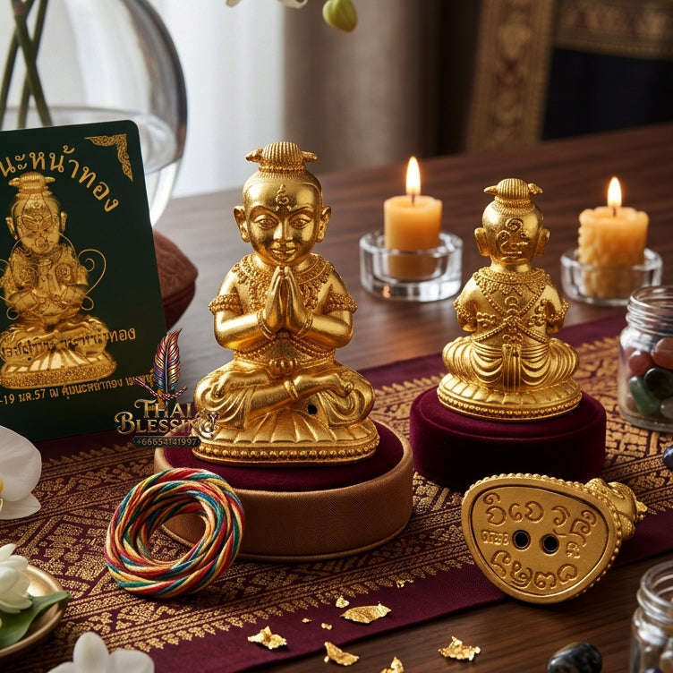 💥 UNLOCK SUPREME GOLDEN-FACE WEALTH, COMMERCIAL DOMINANCE & SPIRIT-CHILD PROSPERITY! The Sovereign of Supreme Golden-Face Kumarn Thong Alchemy