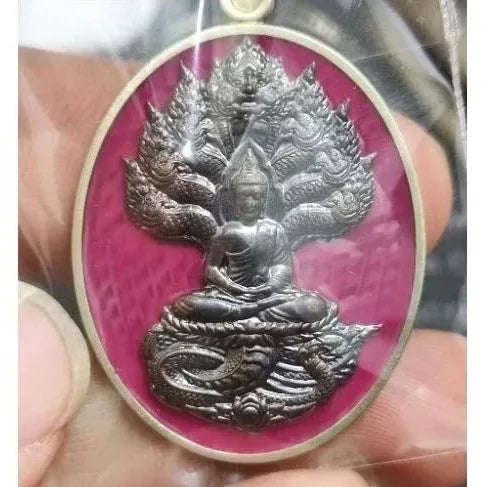Unlock Supreme Wealth with Nak Prok Wealth Medal Blessed by Luang Pu Sila