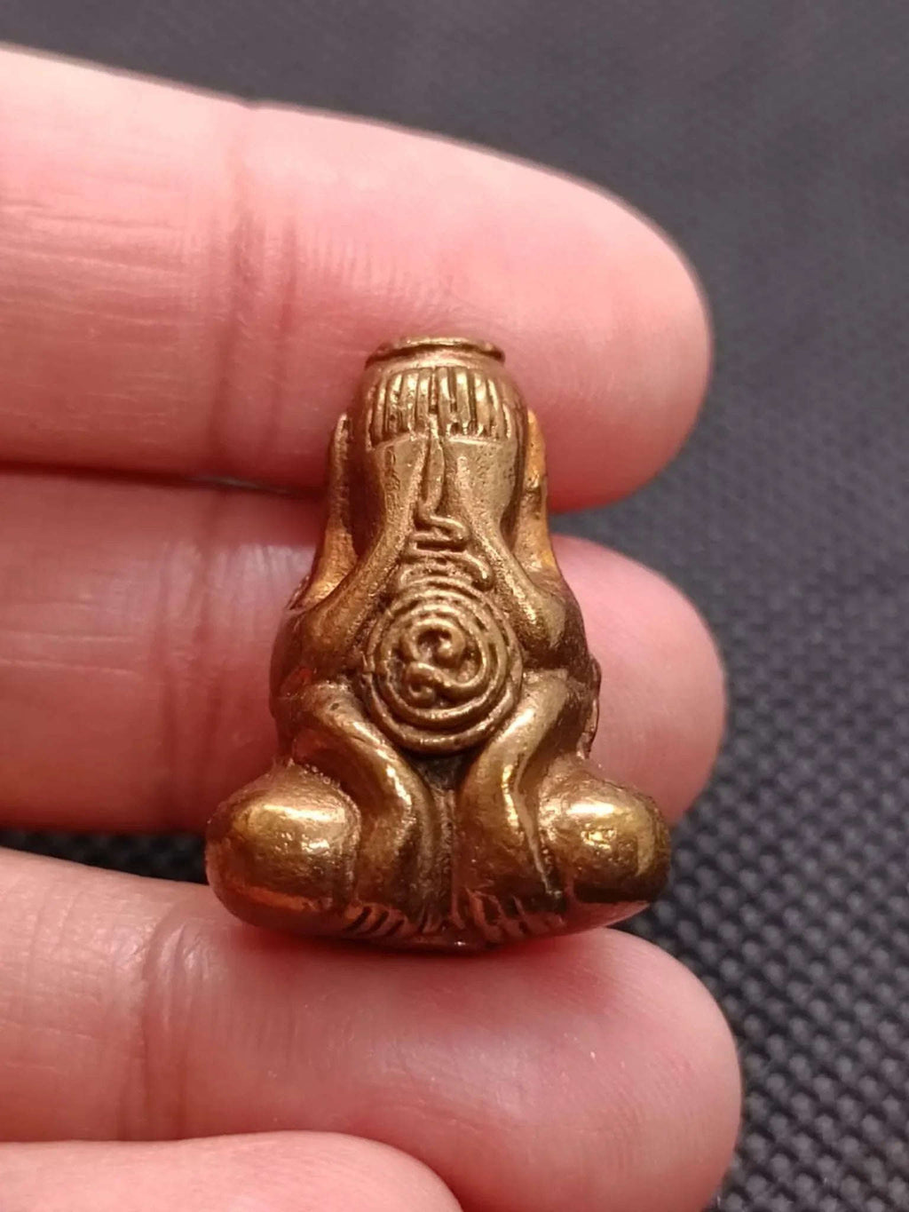 💰 Unlock Wealth & Protection – Phra Pidta Phok Sap Brass Amulet by Luang Pu Ap, Wat Thong Sai 💰✨