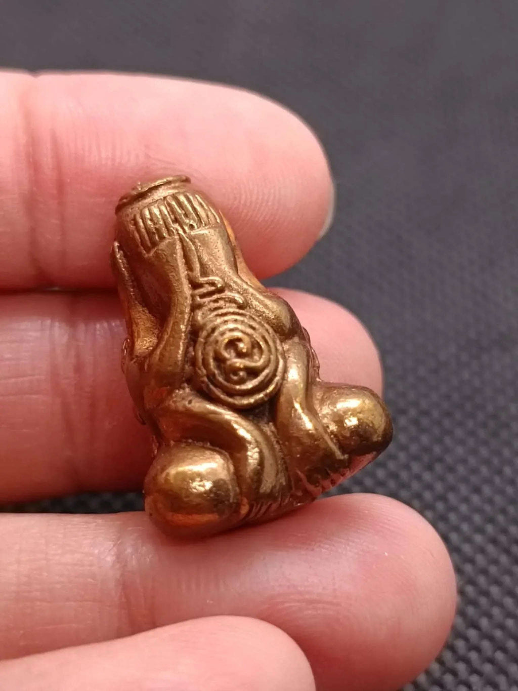 💰 Unlock Wealth & Protection – Phra Pidta Phok Sap Brass Amulet by Luang Pu Ap, Wat Thong Sai 💰✨