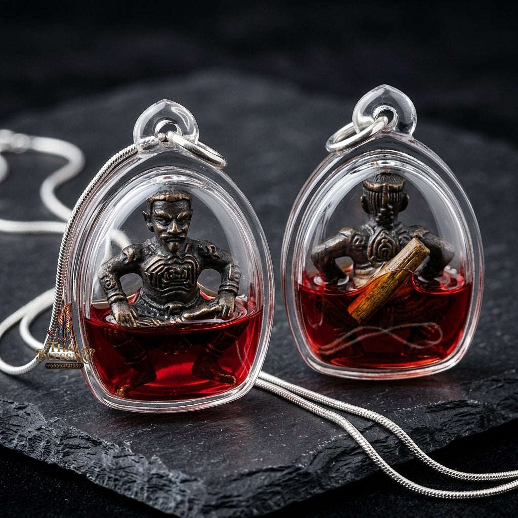 Unstoppable Charm & Protection Hoon Payon Sanae Oil Cased - Ajarn Nen Aek 2015 Thai Blessing Co By RURUECHA