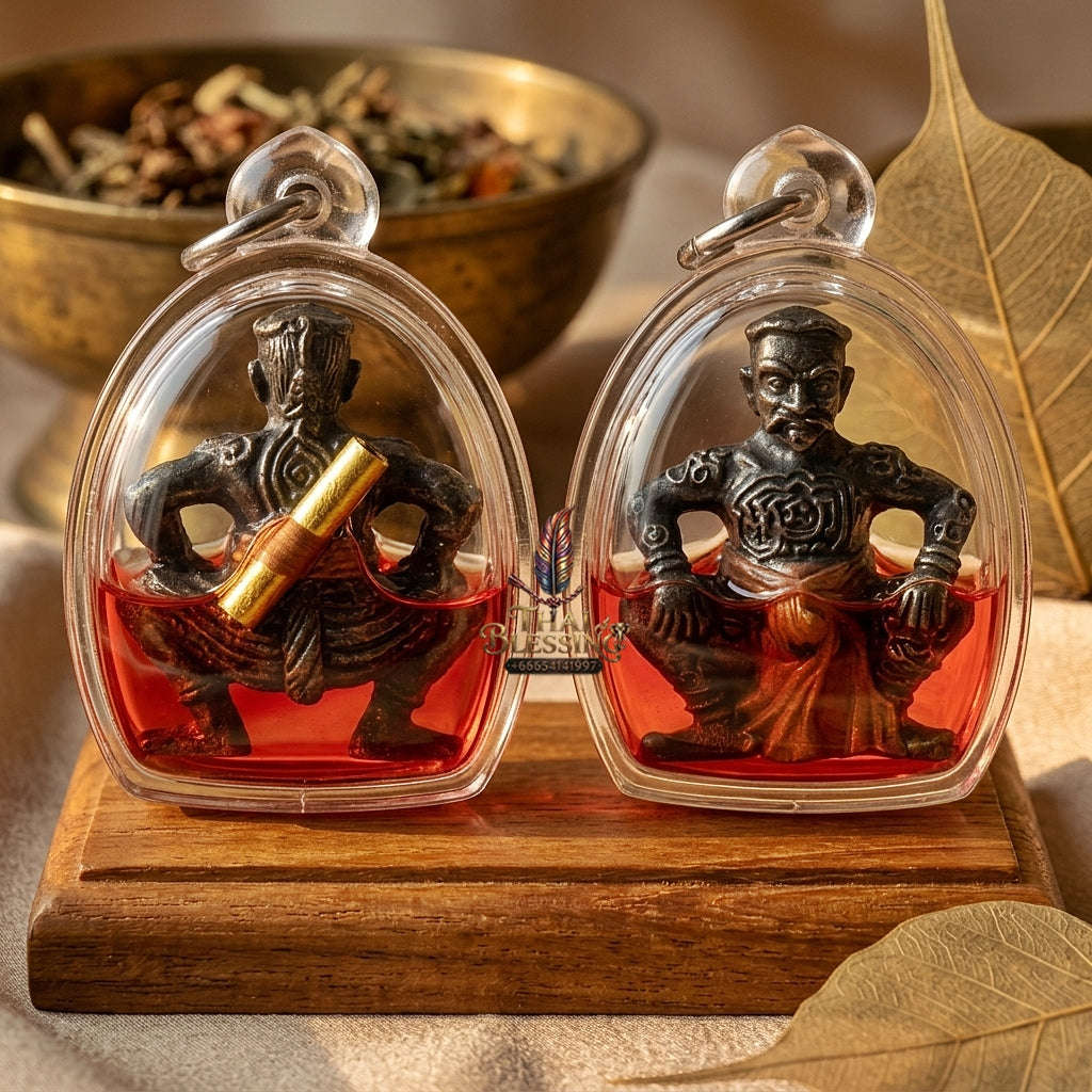 Unstoppable Charm & Protection Hoon Payon Sanae Oil Cased - Ajarn Nen Aek 2015 Thai Blessing Co By RURUECHA