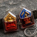 Unstoppable Charm & Wealth Phra Khun Phaen Phrai Kuman Red Rooster Oil Cased - Luang Ta Ruam Wat Khok Samran 2019 Thai Blessing Co By RURUECHA