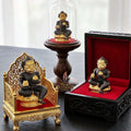 Unstoppable Luck & Wealth Beast Si Hu Ha Ta Ruay Neua Fah Black Gold Accent - Phra Khru Palad Thanaphat 2023 Thai Blessing Co By RURUECHA