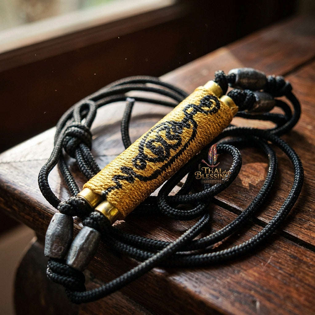 Unstoppable Protection & Dual Shield Takrut Khu Maha Kan Waist Cord - Luang Pu Im Wat Thung Na Mai Thai Blessing Co By RURUECHA