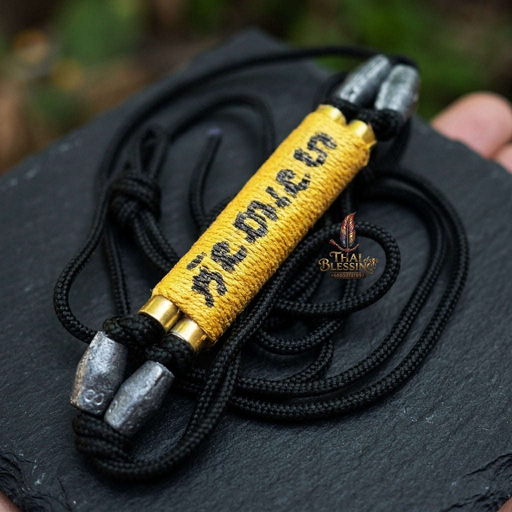 Unstoppable Protection & Dual Shield Takrut Khu Maha Kan Waist Cord - Luang Pu Im Wat Thung Na Mai Thai Blessing Co By RURUECHA