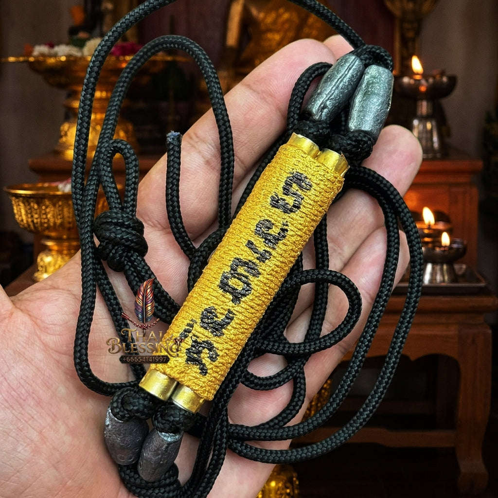Unstoppable Protection & Dual Shield Takrut Khu Maha Kan Waist Cord - Luang Pu Im Wat Thung Na Mai Thai Blessing Co By RURUECHA