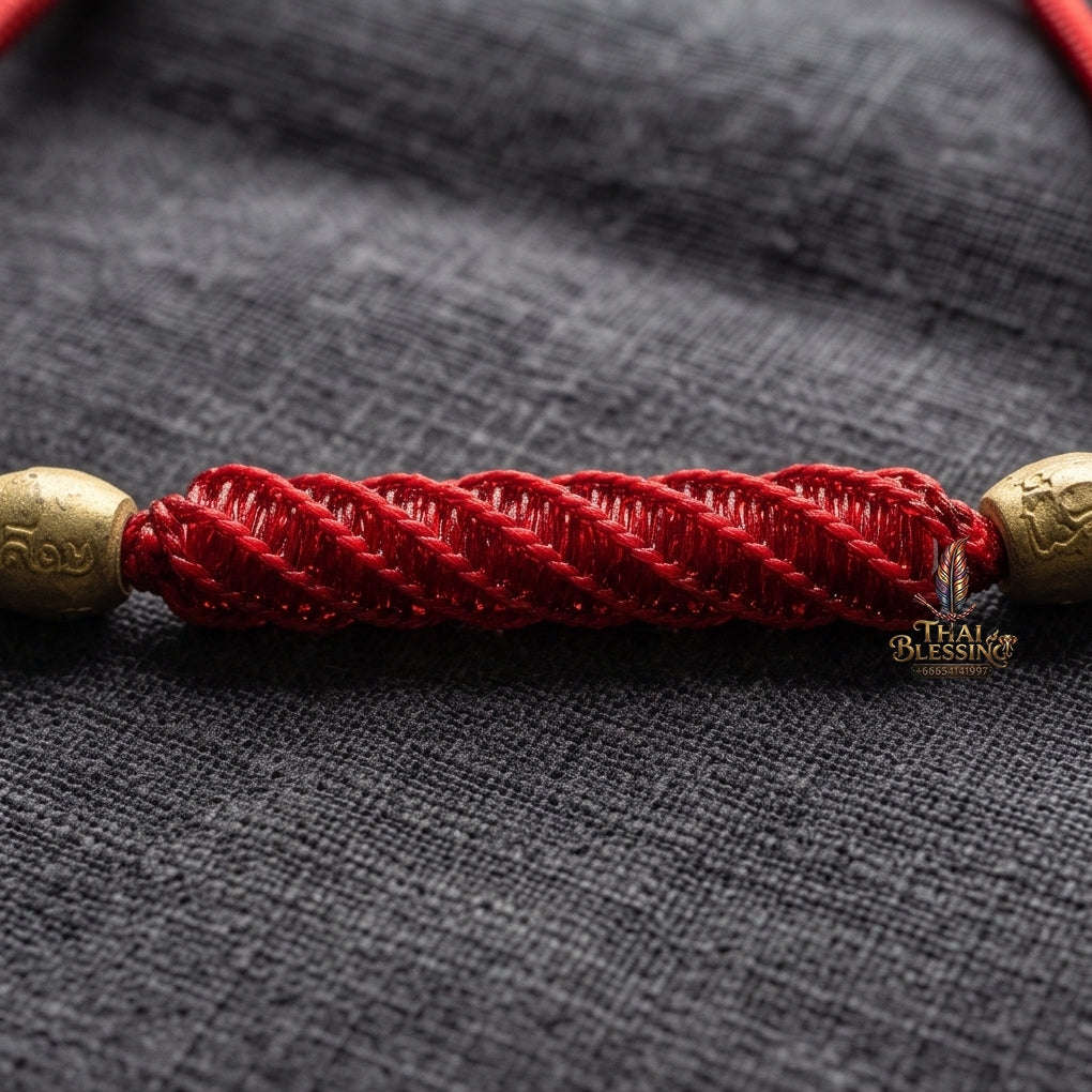 Unstoppable Protection & Master Shield Takrut Maha Kan Waist Cord - Achan Plian Hathayanon 2018 Thai Blessing Co By RURUECHA