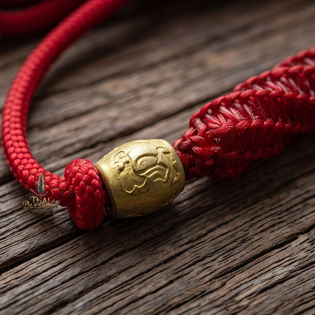 Unstoppable Protection & Master Shield Takrut Maha Kan Waist Cord - Achan Plian Hathayanon 2018 Thai Blessing Co By RURUECHA