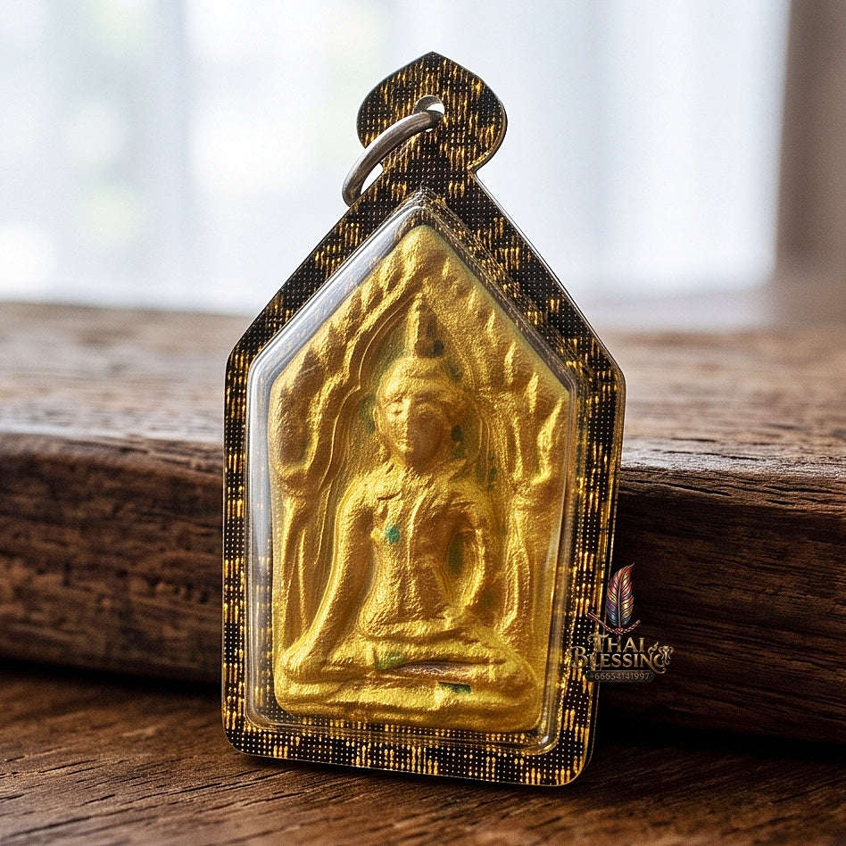 Unstoppable Wealth Magnet Green Khun Phaen Khiao Niao Sap - Achan Phun Phetchabun Thai Blessing Co By RURUECHA
