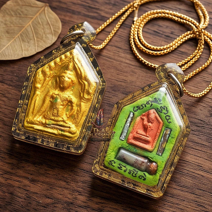 Unstoppable Wealth Magnet Green Khun Phaen Khiao Niao Sap - Achan Phun Phetchabun Thai Blessing Co By RURUECHA