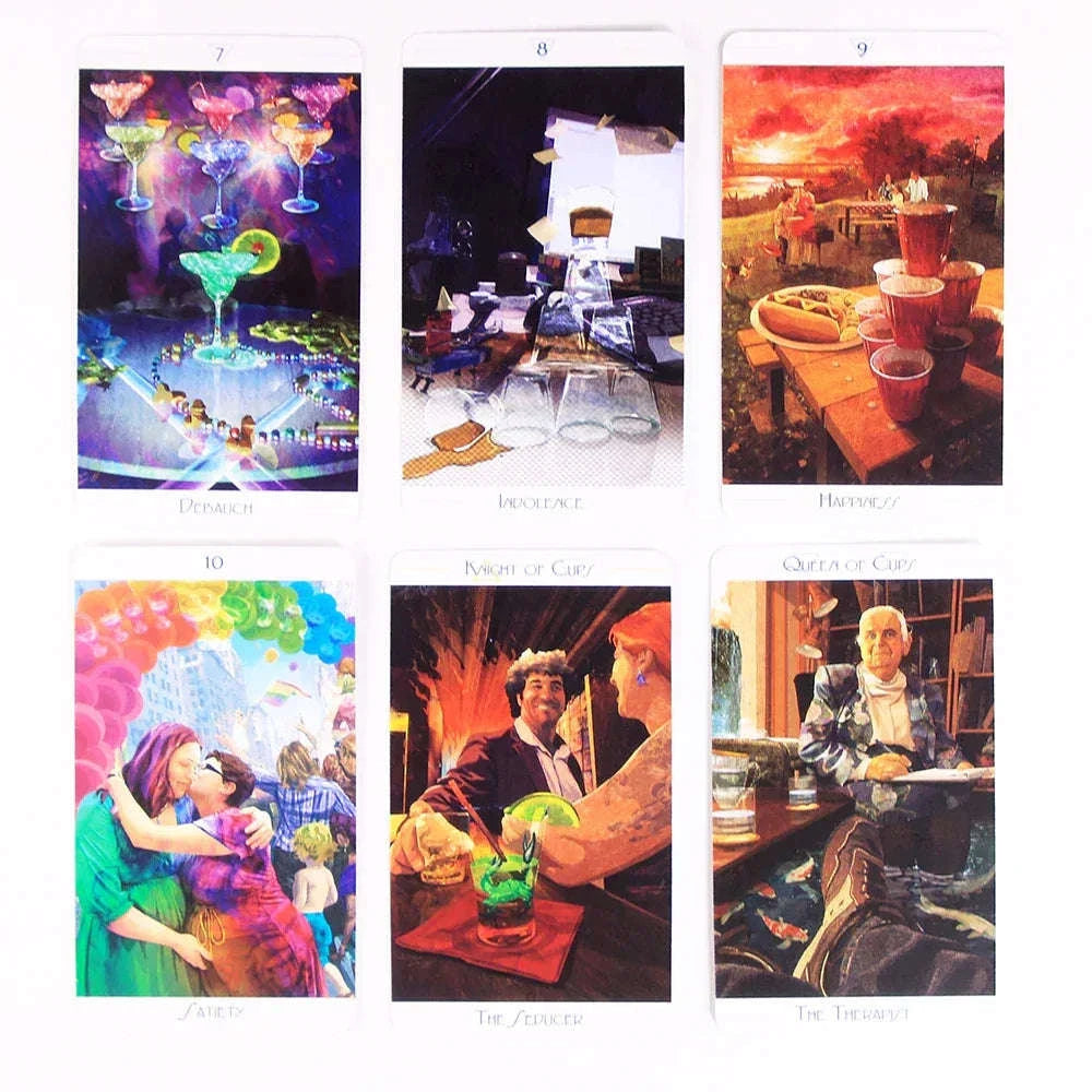 Urban Tarot Deck by Robin Scott - Modern Illustrated 78-Card Deck with 84-Page Guidebook
