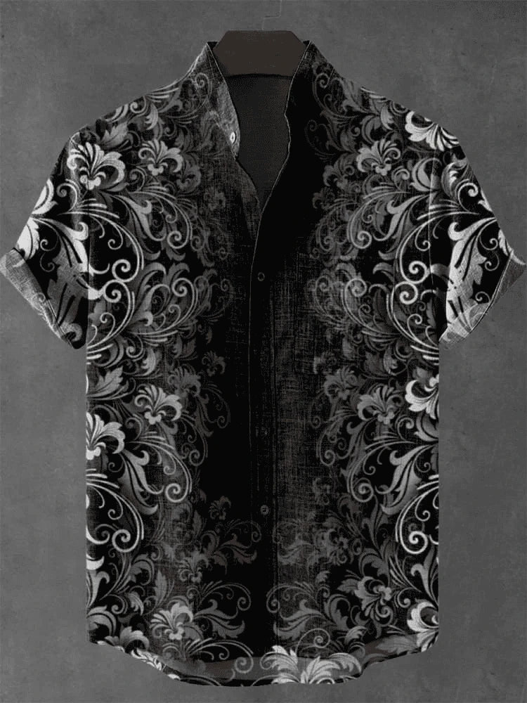 ✨ Urban Tropic 3D Graphic Hawaiian Shirt: Men’s Premium Short-Sleeve Camisa Hombre – Breathable High-Definition Print Casual Top (Summer Collection)