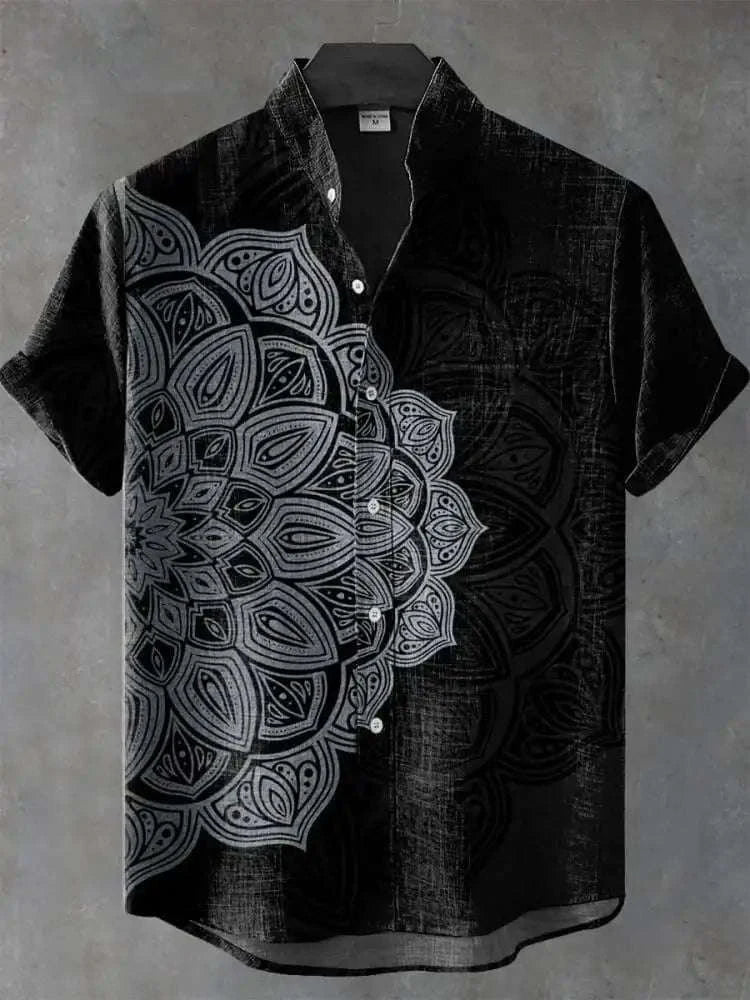 ✨ Urban Tropic 3D Graphic Hawaiian Shirt: Men’s Premium Short-Sleeve Camisa Hombre – Breathable High-Definition Print Casual Top (Summer Collection) SFQQQD2396
