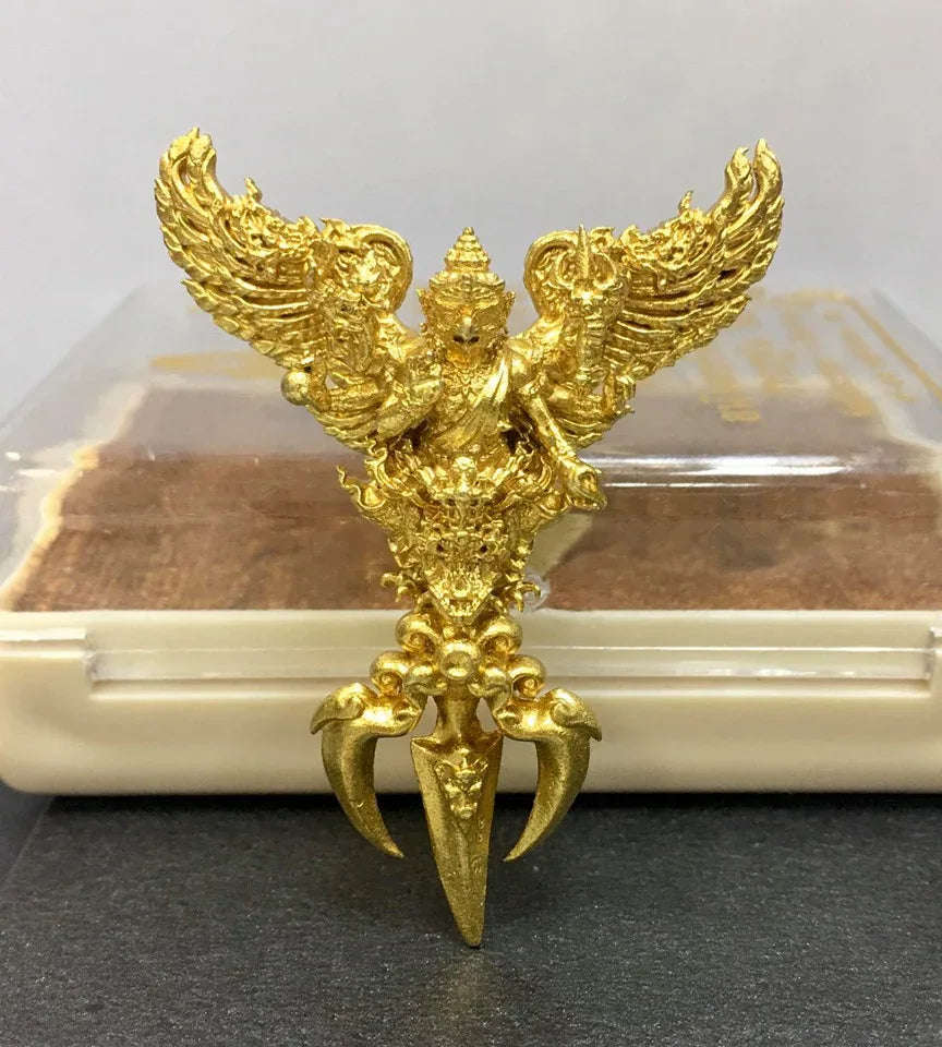 🪙 Vajra Garuda “Infinite Wealth Regent” – 5 cm Supreme Prosperity & Protection Statue (Maha Garuda Millionaire of Endless Treasure)