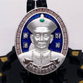 Phor Phu Yi Ko Hong Amulet - Thai Religious Decoration for Spiritual Protection Silver plated