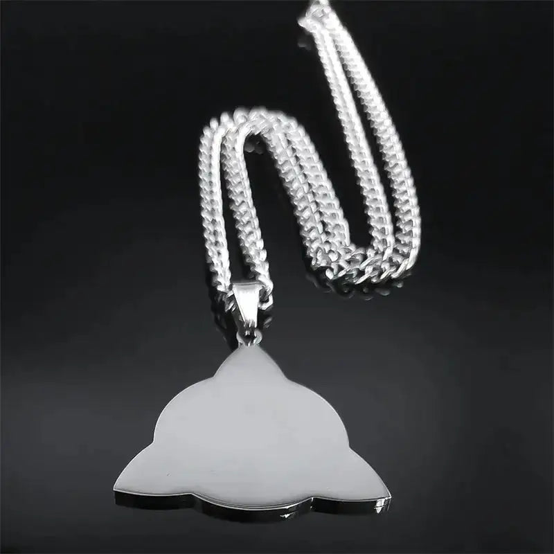 🛡️ Viking Witch Celtic Knot Pendant Necklace – Durable Stainless Steel Odin Gothic Amulet Protection & Mystical Symbol Nudo de Bruja Knot Design Men’s and Women’s Chain