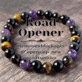 🐅 Vintage Natural Stone Tiger’s Eye Beaded Bracelet – Unisex Glass Beaded Jewelry | Birthday & Christmas Gift for Friends | Daily Outfit Essential