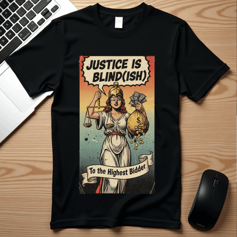 Vintage Satirical T-Shirt | Political Theater & System is Rigged Retro Tee | Sarcastic Dark Humor Shirt | Unisex Premium Cotton Graphic Tee