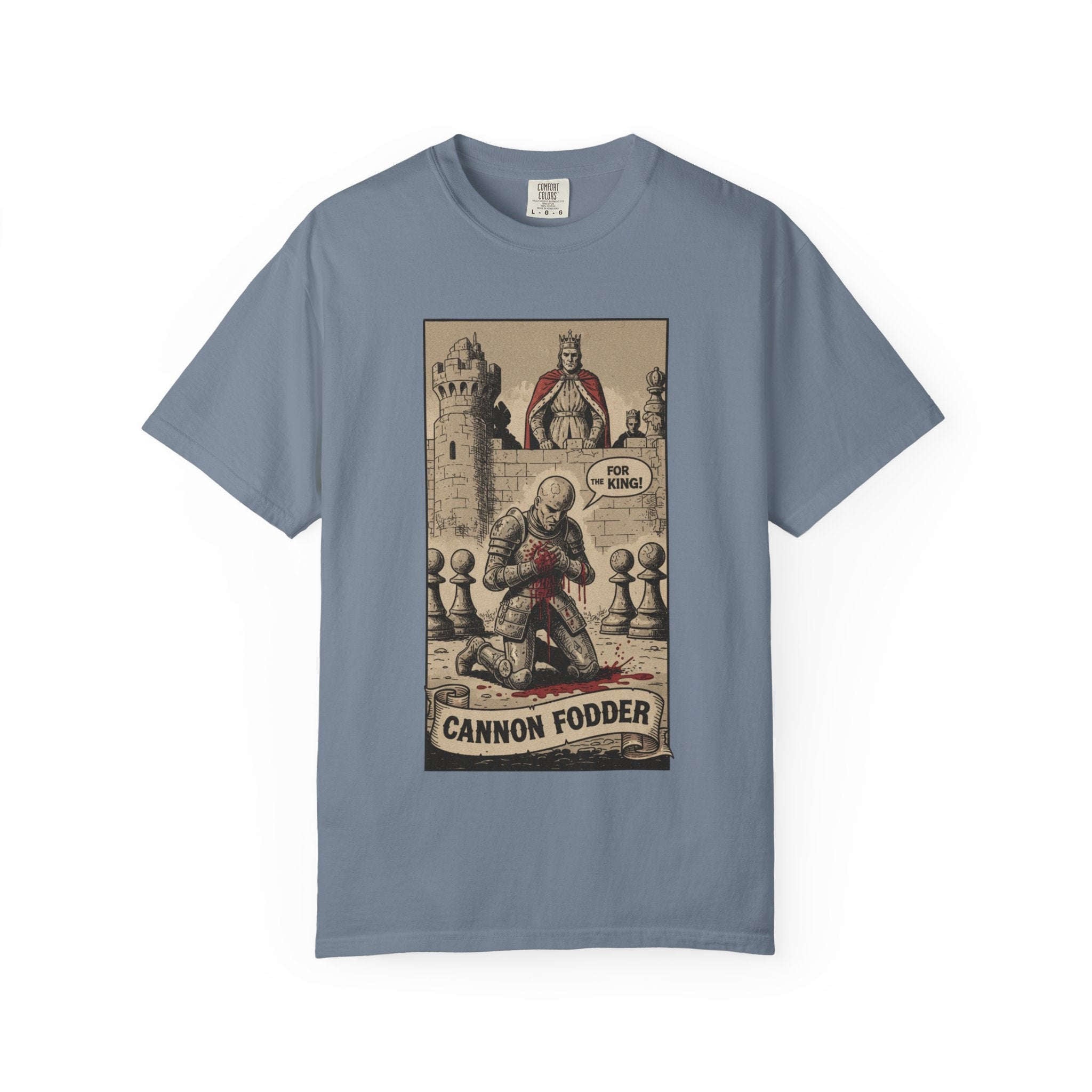 Vintage Satirical T-Shirt | Political Theater & System is Rigged Retro Tee | Sarcastic Dark Humor Shirt | Unisex Premium Cotton Graphic Tee Blue Jean