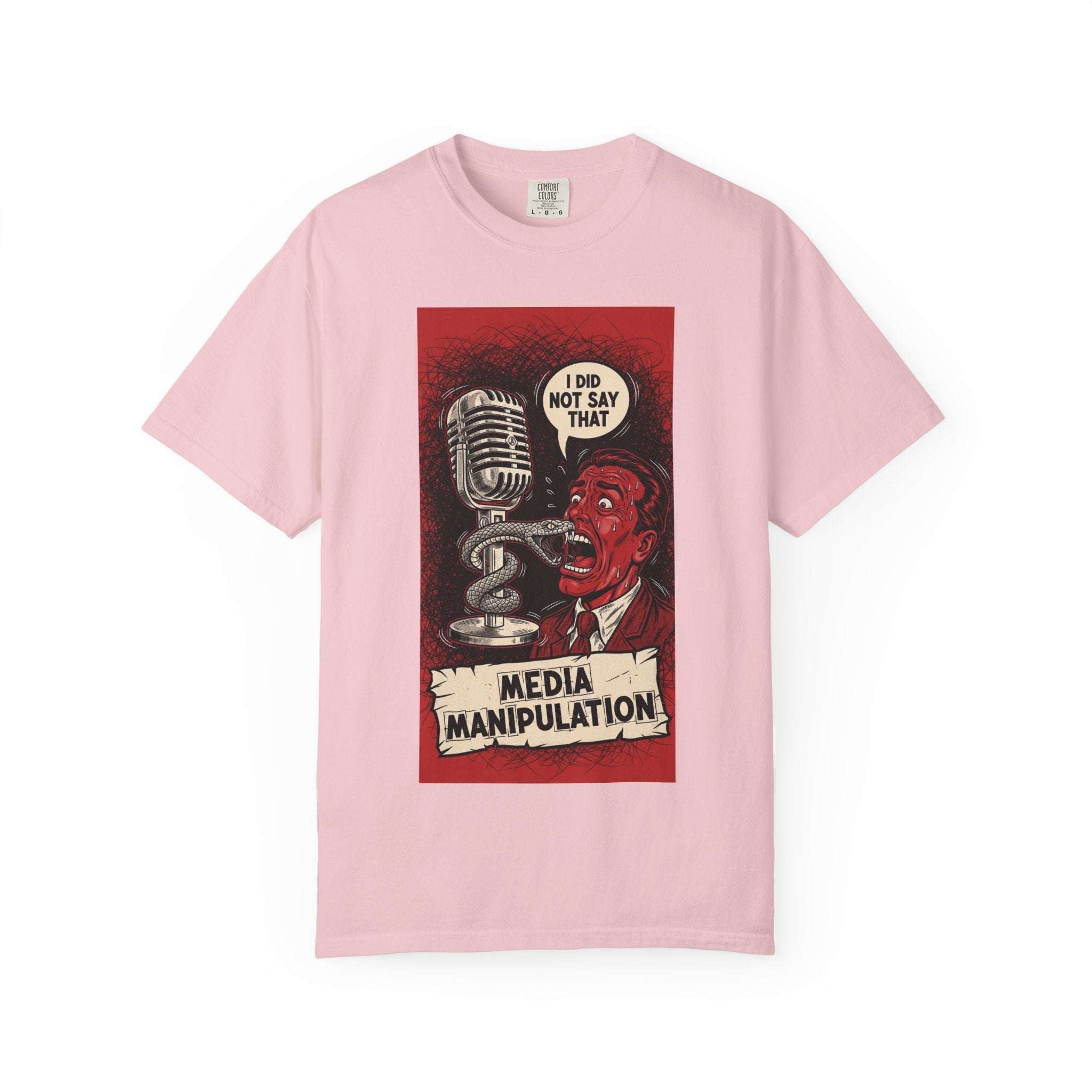 Vintage Satirical T-Shirt | Political Theater & System is Rigged Retro Tee | Sarcastic Dark Humor Shirt | Unisex Premium Cotton Graphic Tee Blossom