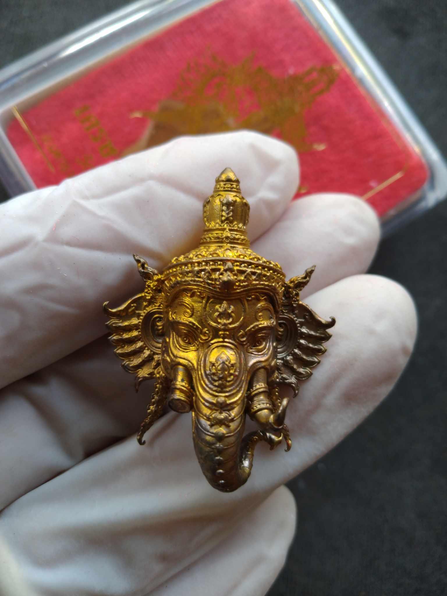 Miracle of Wealth Ganesha Full-Head Statue Amulet for Abundance and Prosperity - Ganesha Wealth Amulet