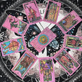 Waterproof PET Tarot Deck – 78 Cards | Holographic Gold Foil & Iridescent Finish | Durable 12 x 7 cm Rider Tarot Cards Default Title