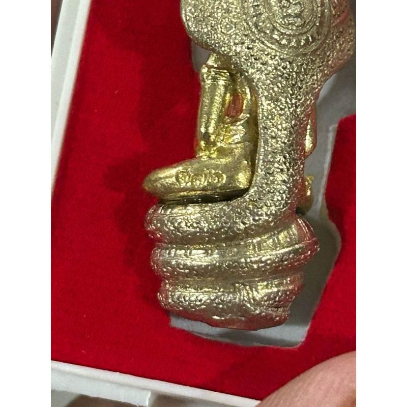 Wealth Attracting Amulet Gold Statue for Prosperity and Abundance