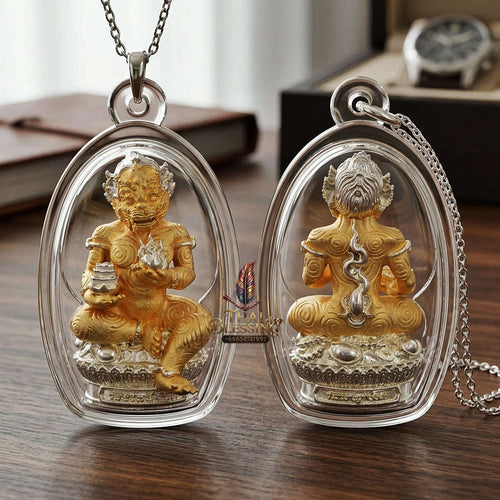 Wealth & Luck Si Hu Ha Ta Ruay Neua Fah Thong Thewarit 2K - Phra Khru Palad Thanaphat 2023 Thai Blessing Co By RURUECHA