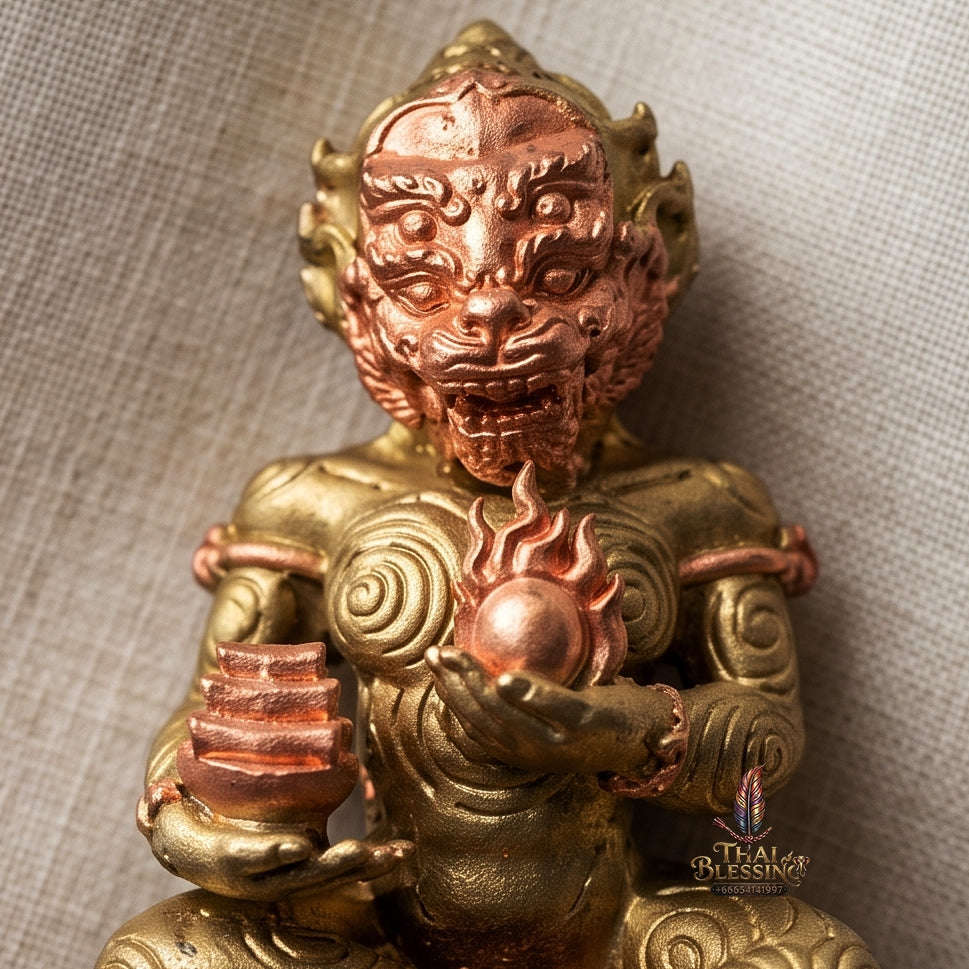 Wealth & Luck Si Hu Ha Ta Ruay Neua Fah Thong Thewarit 2K - Phra Khru Palad Thanaphat 2023 Thai Blessing Co By RURUECHA