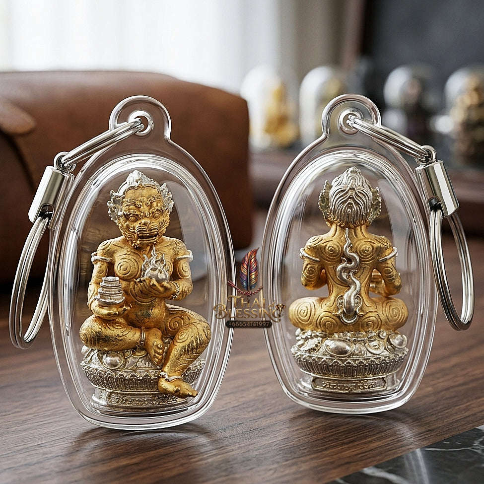 Wealth & Luck Si Hu Ha Ta Ruay Neua Fah Thong Thewarit 2K - Phra Khru Palad Thanaphat 2023 Thai Blessing Co By RURUECHA