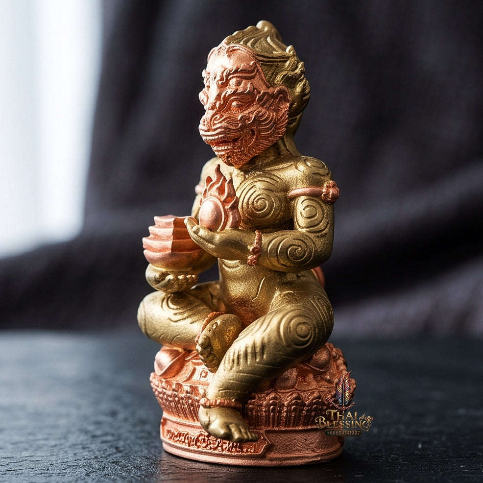 Wealth & Luck Si Hu Ha Ta Ruay Neua Fah Thong Thewarit 2K - Phra Khru Palad Thanaphat 2023 Thai Blessing Co By RURUECHA