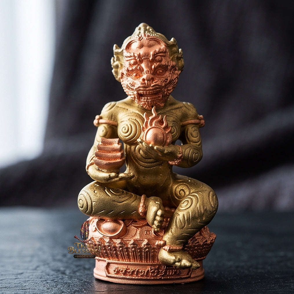 Wealth & Luck Si Hu Ha Ta Ruay Neua Fah Thong Thewarit 2K - Phra Khru Palad Thanaphat 2023 Thai Blessing Co By RURUECHA