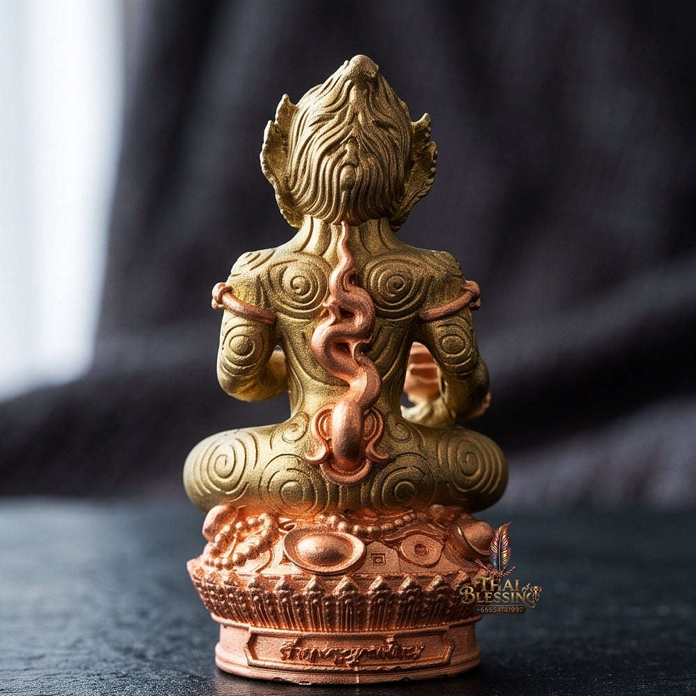 Wealth & Luck Si Hu Ha Ta Ruay Neua Fah Thong Thewarit 2K - Phra Khru Palad Thanaphat 2023 Thai Blessing Co By RURUECHA