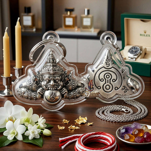 ✨ [Wealth-Multiplier] Sacred Phra Rahu "Ultimate Fortune-Builder" Talisman – Khao O Lineage Master-Blessed by Achan Plian (Karmic Success Relic)