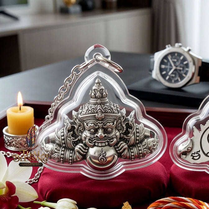 ✨ [Wealth-Multiplier] Sacred Phra Rahu "Ultimate Fortune-Builder" Talisman – Khao O Lineage Master-Blessed by Achan Plian (Karmic Success Relic) Thai Blessing Co By RURUECHA