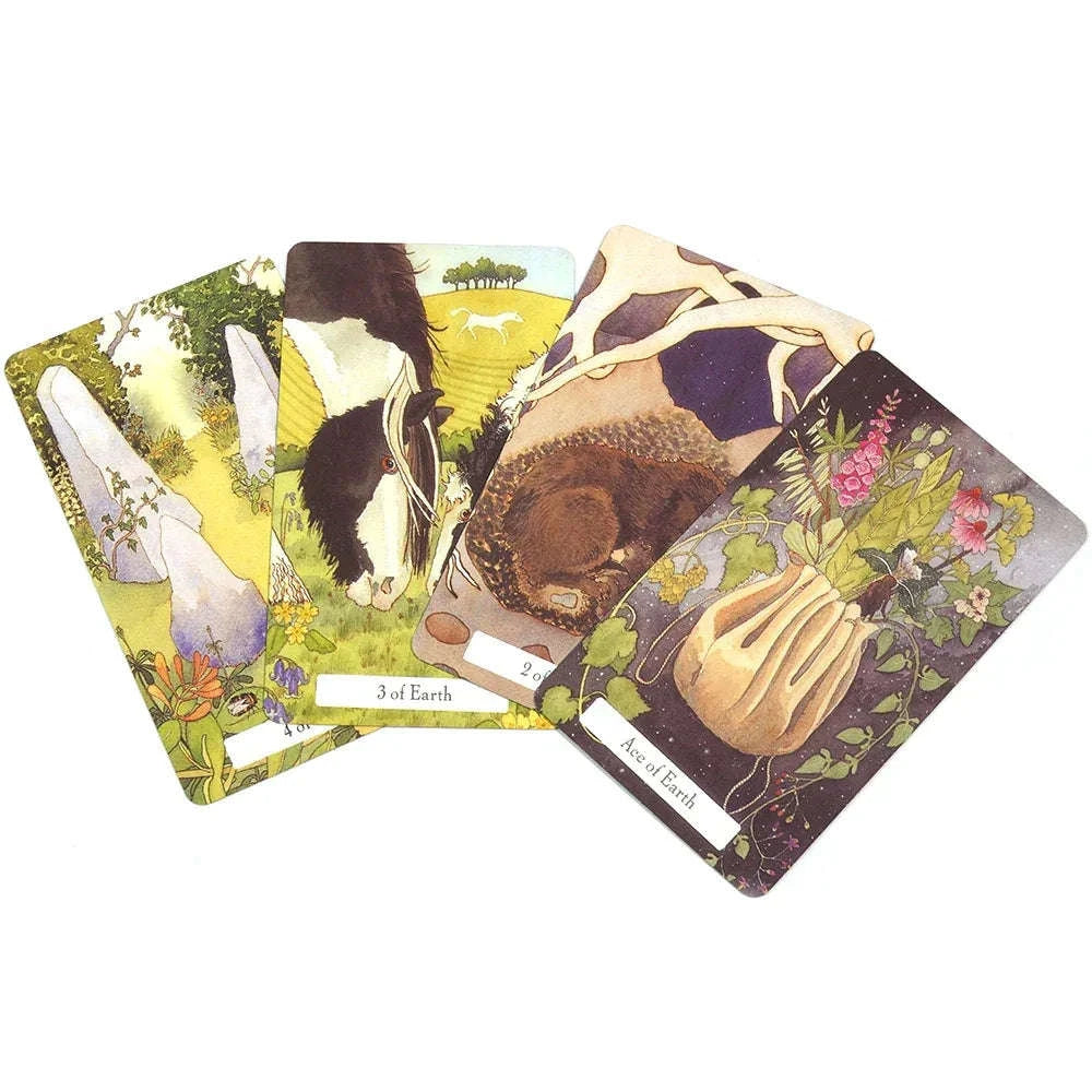 Wisdom Tarot Deck - 78 Card Set with Guidebook & Metal Tin Case for Beginners and Advanced Readers