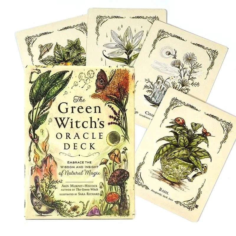 Wise Witch Oracle Deck – 20-Card English Deck (12x7 cm) for Learning Fortune Telling, Divination Methods, and Party Board Games