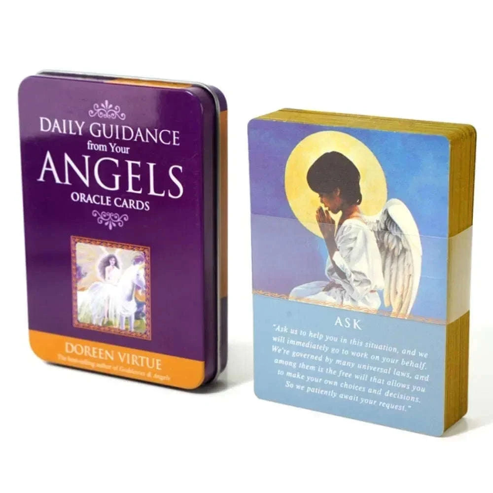 Wondering Spirit Tarot Deck – 78 Gold-Edged Cards in Durable Tin Box