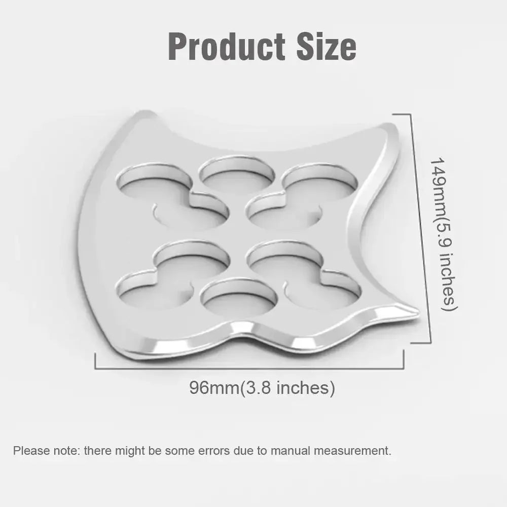 Neck Scraper Stainless Steel Therapy Tools Body Gua Sha Massage Tool IASTM Physical ...