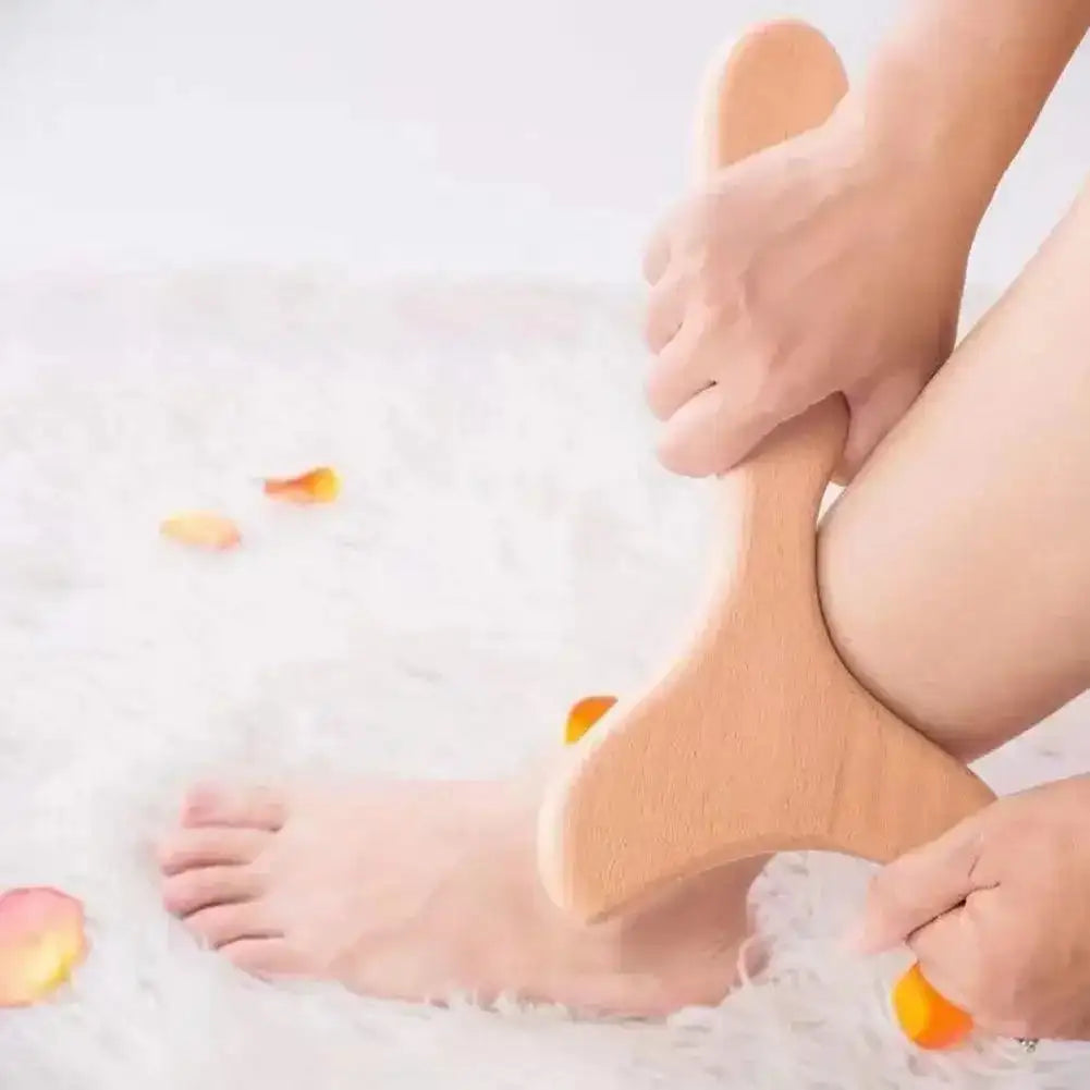 Wood Therapy Fascia Release Massage Tools – Wooden Lymphatic Drainage and Body Sculpting Massage Brush for Muscle Relaxation and Cellulite Reduction﻿