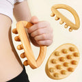 Wood Therapy Fascia Release Massage Tools – Wooden Massage Brush & Gua Sha Body Sculpting Tool for Smooth Meridians and Deep Tissue Relief﻿