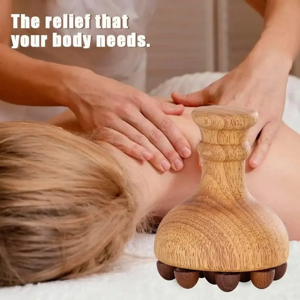 Wood Therapy Gua Sha Body Sculpting &amp; Fascia Release Massage Tool – Trigger Point & Lymphatic Drainage Cellulite Brush