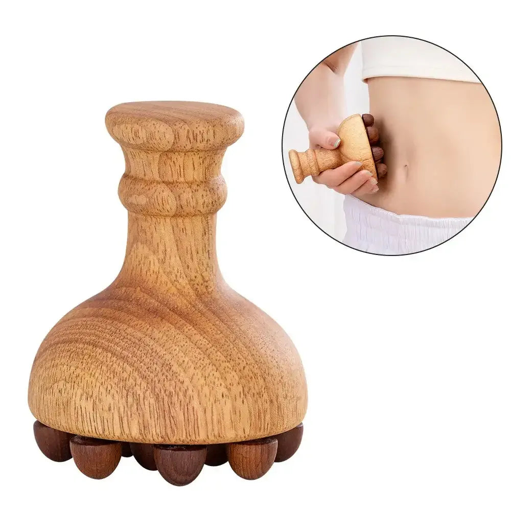 Wood Therapy Gua Sha Body Sculpting &amp; Fascia Release Massage Tool – Trigger Point & Lymphatic Drainage Cellulite Brush