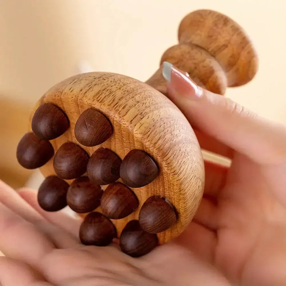 Wood Therapy Gua Sha Body Sculpting &amp; Fascia Release Massage Tool – Trigger Point & Lymphatic Drainage Cellulite Brush