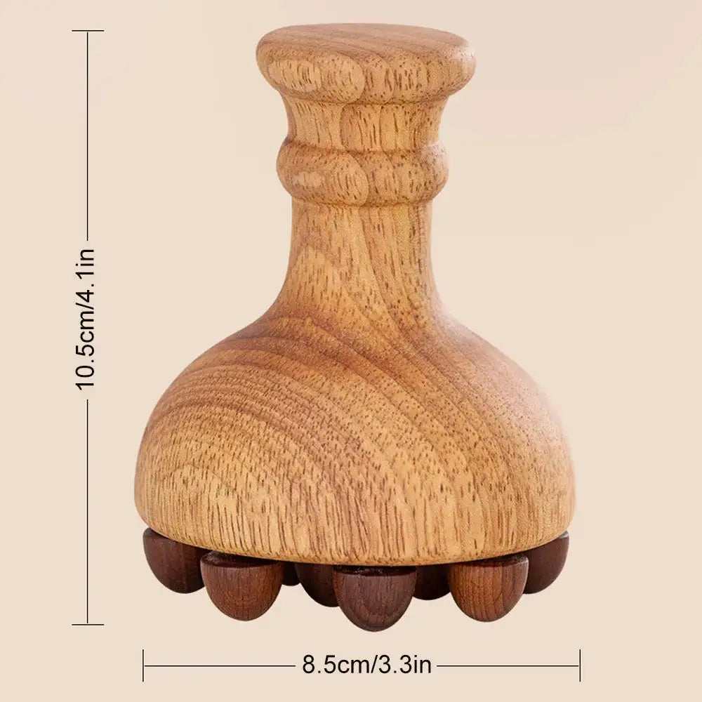 Wood Therapy Gua Sha Body Sculpting &amp; Fascia Release Massage Tool – Trigger Point & Lymphatic Drainage Cellulite Brush