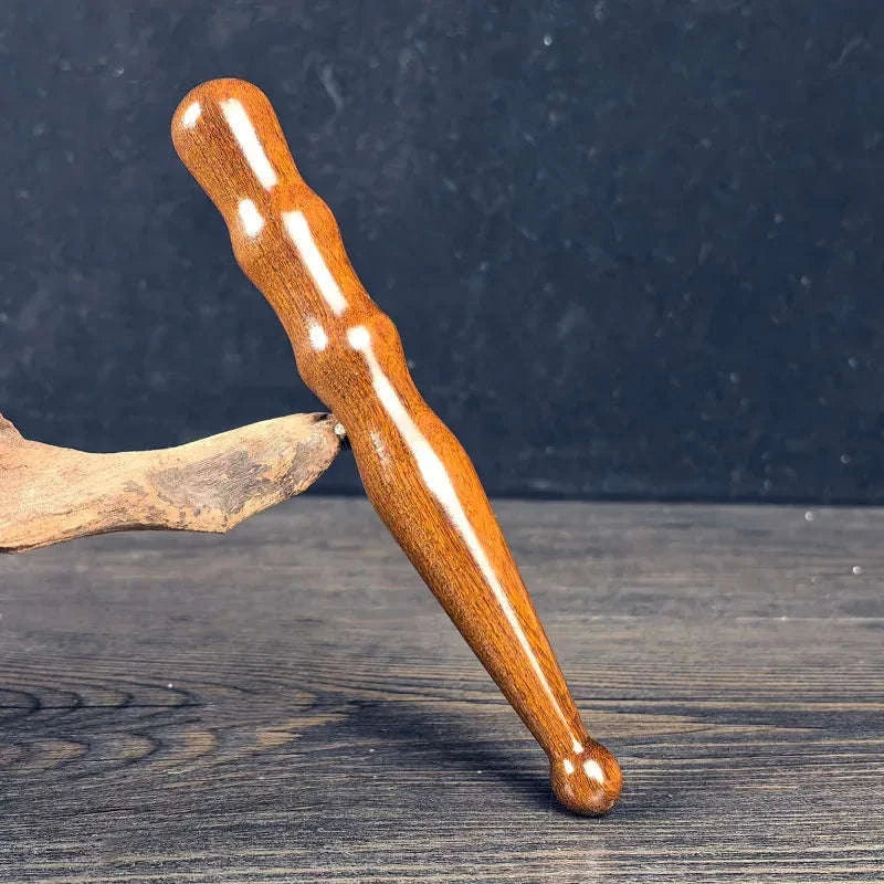 Wooden Acupoint Stick – Foot, Head, and Body Meridian Massage Tool for Acupoint Stimulation and Muscle Relaxation﻿ B-14.5cm